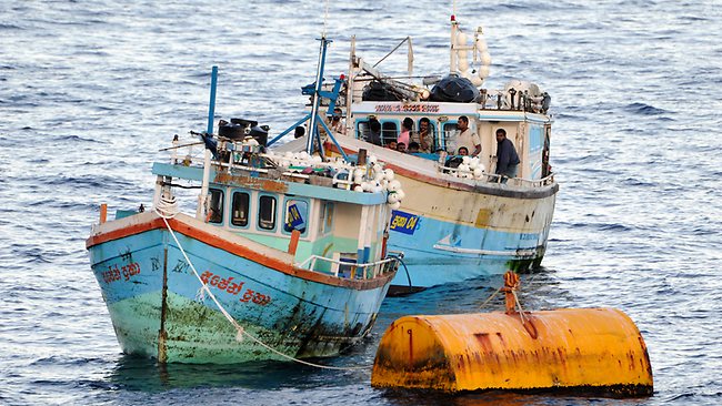 Boat people off Christmas Island